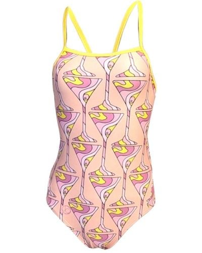 Julia Clancey Pink Martini Swim Suit