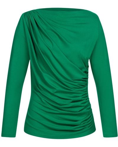 Marianna Déri Draped Shirt - Green