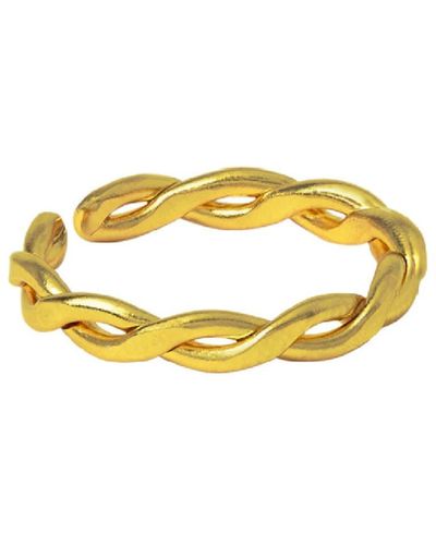 Ottoman Hands Blair Chain Stacking Ring - Metallic