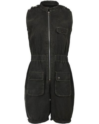 Conquista Utility Style Lyocell Overall - Black