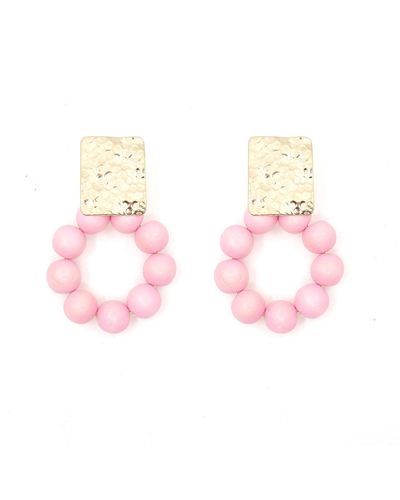 Soli & Sun The Jaynie Light Pink Earrings