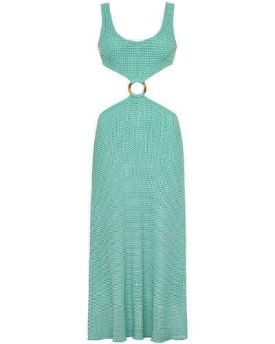 Montce Turquoise Crochet Ky Dress - Green
