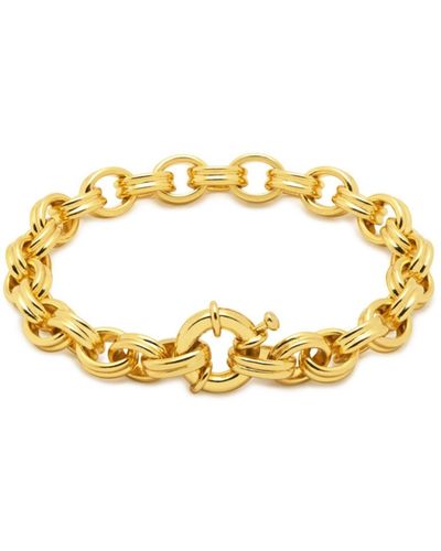 Northskull Racine Chain Ring-clasp Bracelet In - Metallic