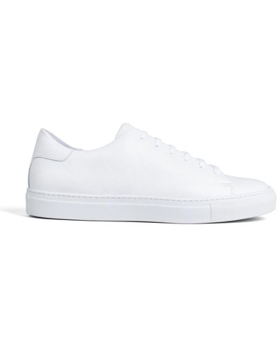 Dalgado Pebble Leather Sneakers Pierre - White