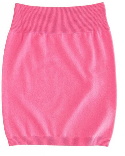 Zenzee Cashmere Mini Skirt - Pink