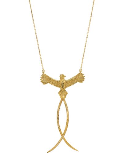 Sophie Simone Designs Necklace Small Quetzal - Metallic