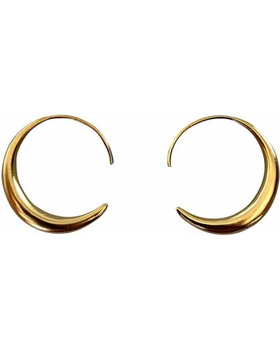 IN CAUDA VENENUM Tsuki Earrings - Metallic