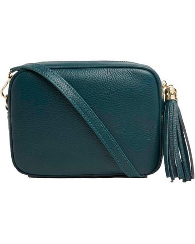 Betsy & Floss Verona Crossbody Tassel Bag In Teal - Blue
