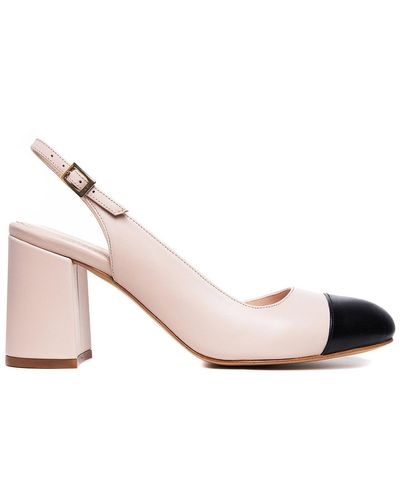 Ginissima Neutrals Coco Slingback Shoes - Pink