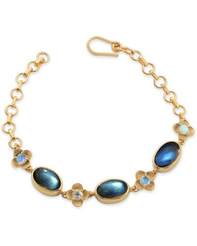 Emma Chapman Jewels Tatum Labadorite Bracelet - Blue