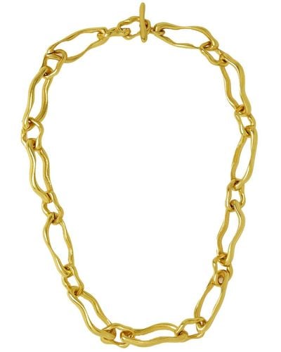 Ottoman Hands Etta Chain Necklace - Metallic