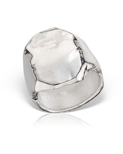 Madeleine Chira Signet Ring - Metallic