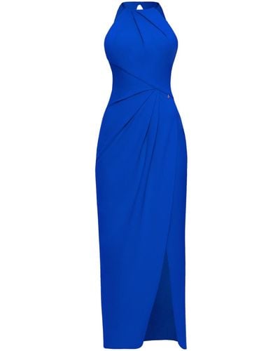 Angelika Jozefczyk Draped Dress Sofia - Blue