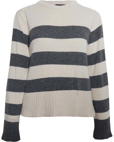 James Lakeland Breton Striped Sweater - Black