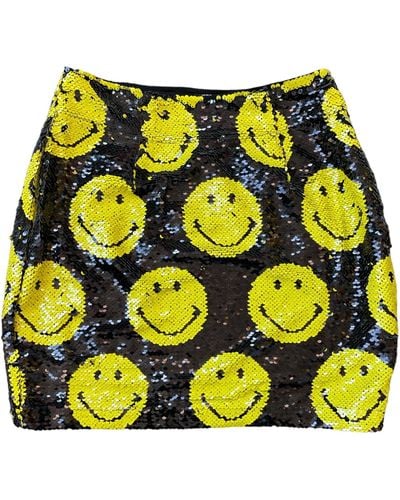 Any Old Iron X Smiley Skirt - Yellow