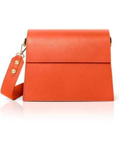 Betsy & Floss Alba Handbag In Burnt Orange