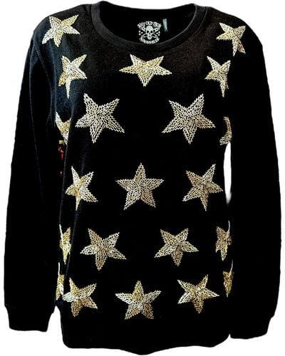 Any Old Iron Goldie Star Sweatshirt - Black