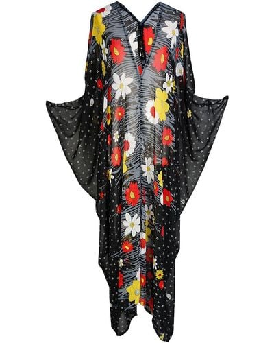 Jennafer Grace Daisy Mod Caftan Kaftan Dress - Multicolour