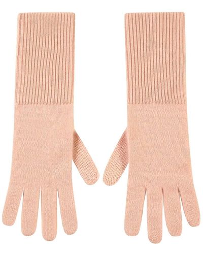 Loop Cashmere Neutrals Cashmere Glove In Toffee - Pink