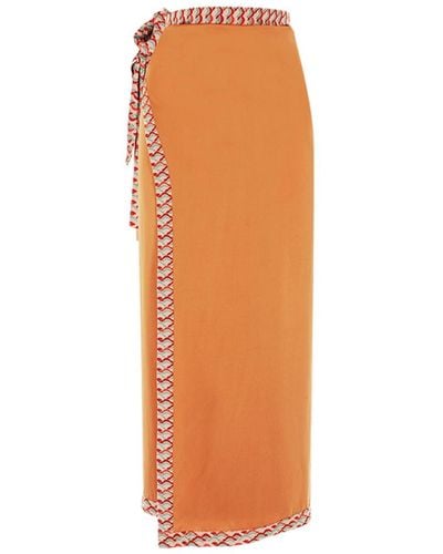 Movom Rory Sarong Skirt - Orange