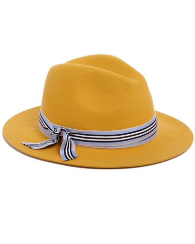 Justine Hats Mustard Yellow Boho Hat