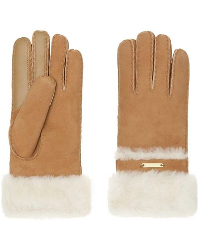 Hortons England Ledbury Sheepskin Gloves - Natural