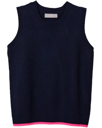 Cove Tilly Tank Navy & Pink - Blue
