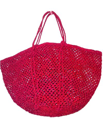 Zanatany Concepts Sinah- Tote Bag - Red