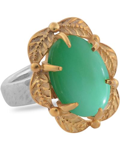 Emma Chapman Jewels Tashi Chrysoprase Ring - Green