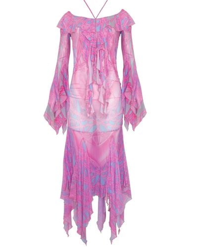 Paloma Lira Plastic Victorian Dress - Purple