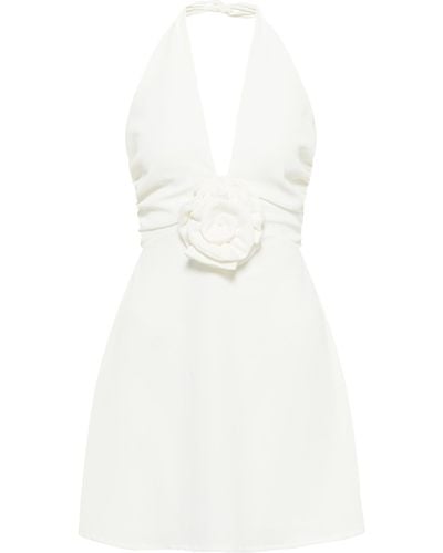 Nanas Rose Mini Dress - White