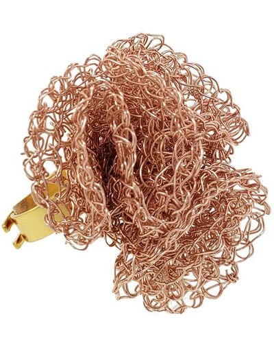Lavish by Tricia Milaneze All Reef Trio Handmade Crochet Ring - Brown