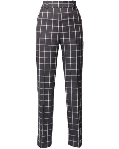 AGGI Erin Frost Straight Suit Pants - Gray