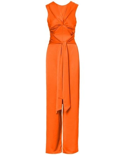 Orange Jumpsuits and rompers for Women | Lyst