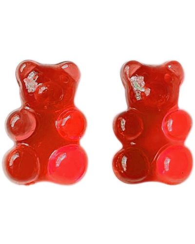 Ninemoo Gummy Bear Earrings - Red