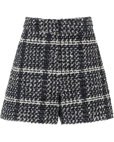 Nocturne Tweed Shorts - Gray