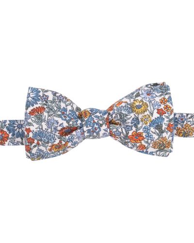 LE COLONEL Liberty May Fields Bow Tie - Blue