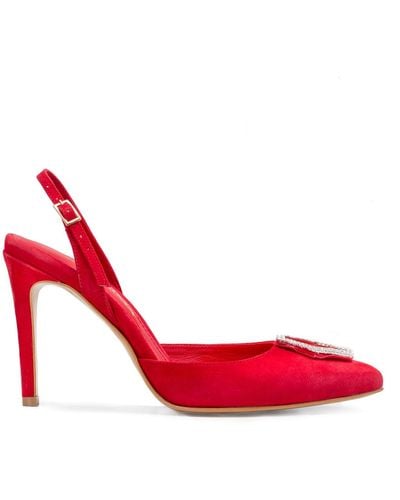 Ginissima Alice Shoes With Crystal - Red
