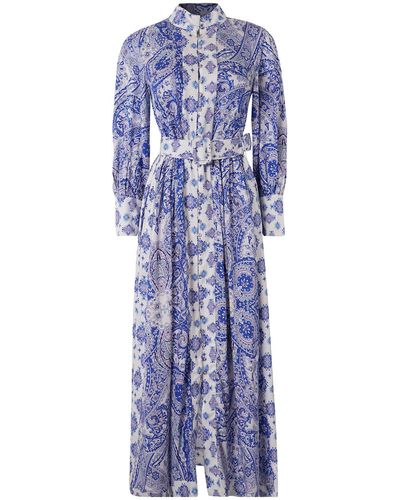 Raishma Maya Blue Cotton Dress