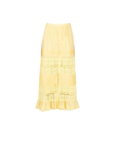 SECRET MISSION Marina Skirt - Yellow