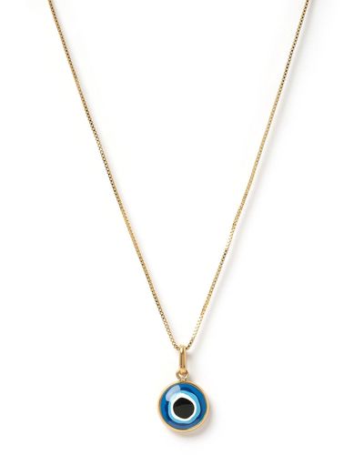 ARMS OF EVE Occhio Gold Charm Necklace - Metallic