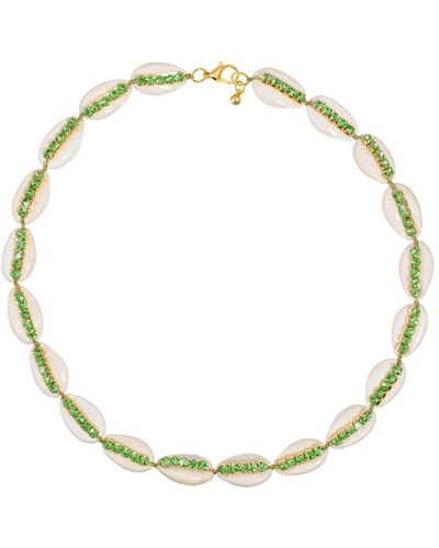 Talis Chains Shell Necklace - Metallic