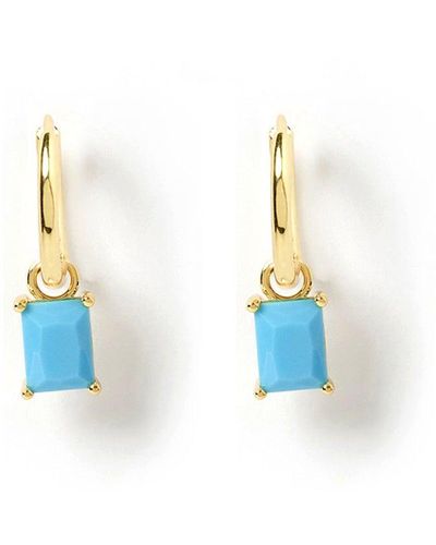 ARMS OF EVE Birthstone Charm Earrings - Blue