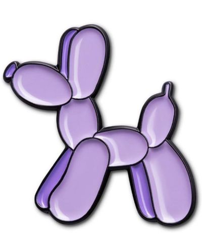 Make Heads Turn Enamel Pin Balloon Dog - Purple