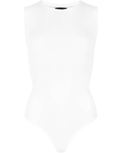 OW Collection Tanktop Bodysuit - White