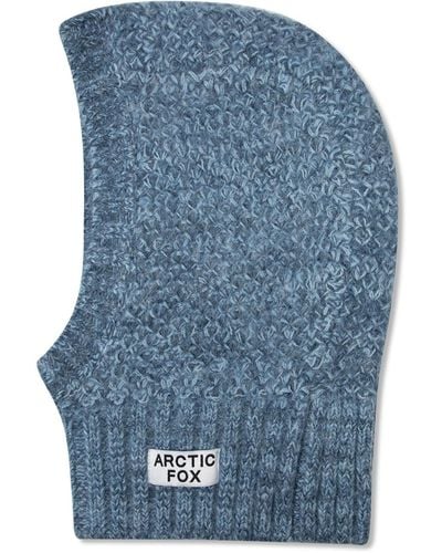 Arctic Fox & Co. The Alpaca Balaclava Fitted Hood In - Blue
