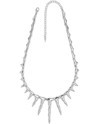 Lucy Quartermaine Icicle Necklace - Metallic