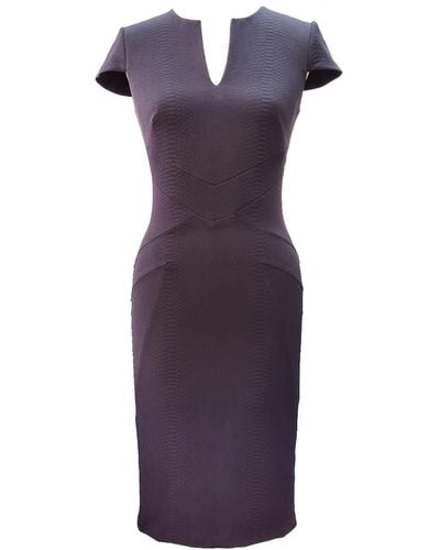 Mellaris Allegra Dress In Textured Jacquard - Black