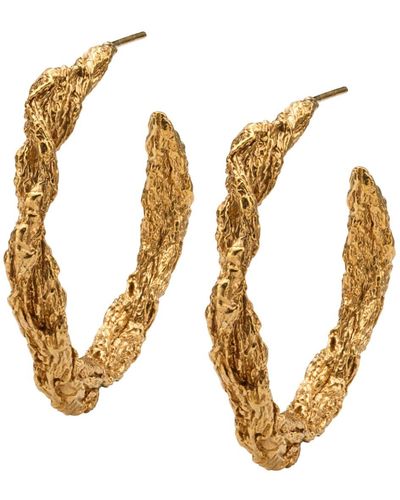EVA REMENYI Archaic Hoop Earrings - Metallic