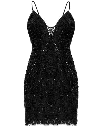 Angelika Jozefczyk Embroidery Dress Noir - Black